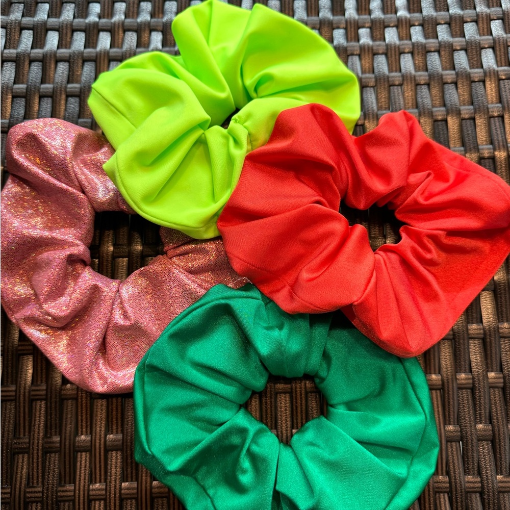 Colorful Hair Scrunchies Set